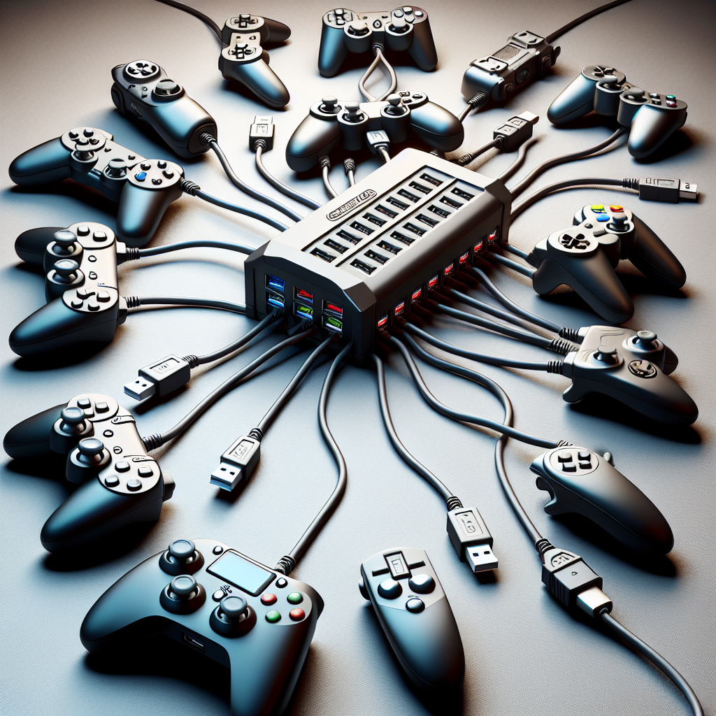 Can a USB Hub Be Used to Charge Multiple Gaming Controllers Simultaneously?